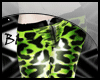 *Leopard Pants - Green