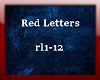 red letters