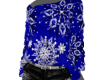 Blue Snowflakes + Shorts