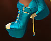 Teal Blue Boot