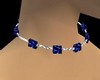 [Gel]Blue beads necklace