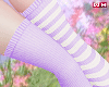 w. Lilac/White Socks S