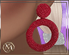 ℳ▸Red Earrings