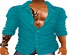 Turquoise Male Shirt