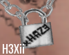 xHAZ3 Lock Necklace (M)