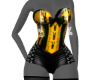 Orange bunny corset