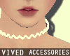 V| Choker White