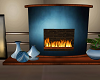 LB Blue fireplace