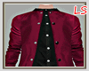 ! Red Casual Jacket