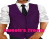 purple vest&tie
