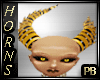 PB Gold Dragon Horns M/F
