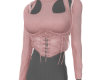 Pink Nude Corset Top