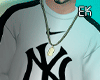 White sweatshirt + Chain