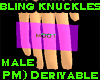 (PM)Bling Knuckles Male