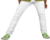 White Pants/Green Shoes