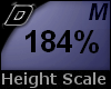 D► Scal Height*M*184%