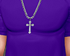 T-Shirt Purple +Necklace