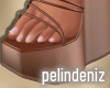 [P] Summer brown sandals
