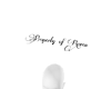 Property of Raven sign