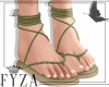 Fâ¥ Green Sandals