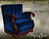 Antq 1925 Arm Chair Blue