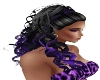 Kelly Black/Purple Hair