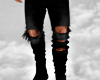 Ripped black jeans