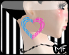 PinkNBlue Heart Earrings