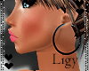 Lg- Black Earrings