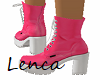 Loose heart pink boot