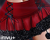 $ Skirt DarkWine Santa