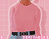 E. Pink Sweater
