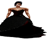 red/black ball gown