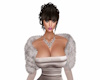 v1 tan fur shawl