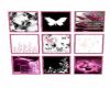 9 pic butterfly frame