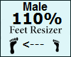 Feet Scaler 110% Male
