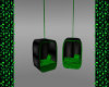 black and green hanging