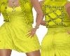 Sunny Yellow Short Dress