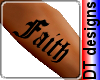 Faith arm tattoo