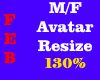 130% Avatar Scaler M/F