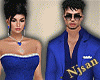 BLUE SUIT OUTFITS/COUPLE