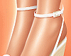 ❥ Aria White Sandals