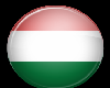 Hungary Button Sticker