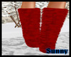 *SW*Red Fur X-Mas Boots