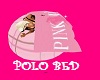 pink polo nursery bed