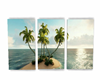 Ocean Bungalow Pics 3 pc