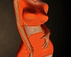 Orange Chain Dress