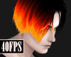 Cyberpunk fire hair