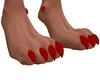 Red Feet Claws M