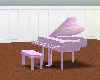 piano in pink swirl